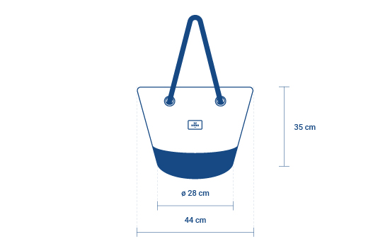 Dimensions sac à main Légende.